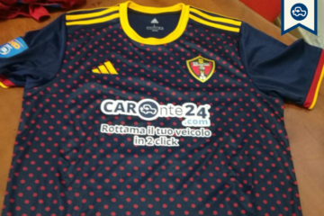 Maglietta Real Monterotondo con Caronte24.com sponsor
